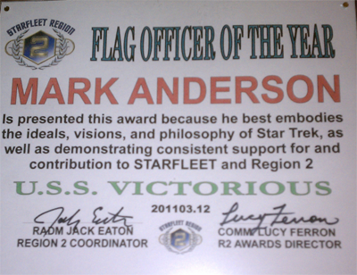Region Two Flag Officer of the Year 2010